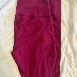 Maroon Leggings
